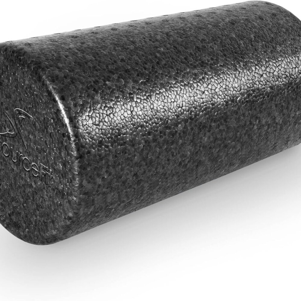 High Density Foam Rollers 12 - inches Long, Firm Full Body Athletic Massage Tool